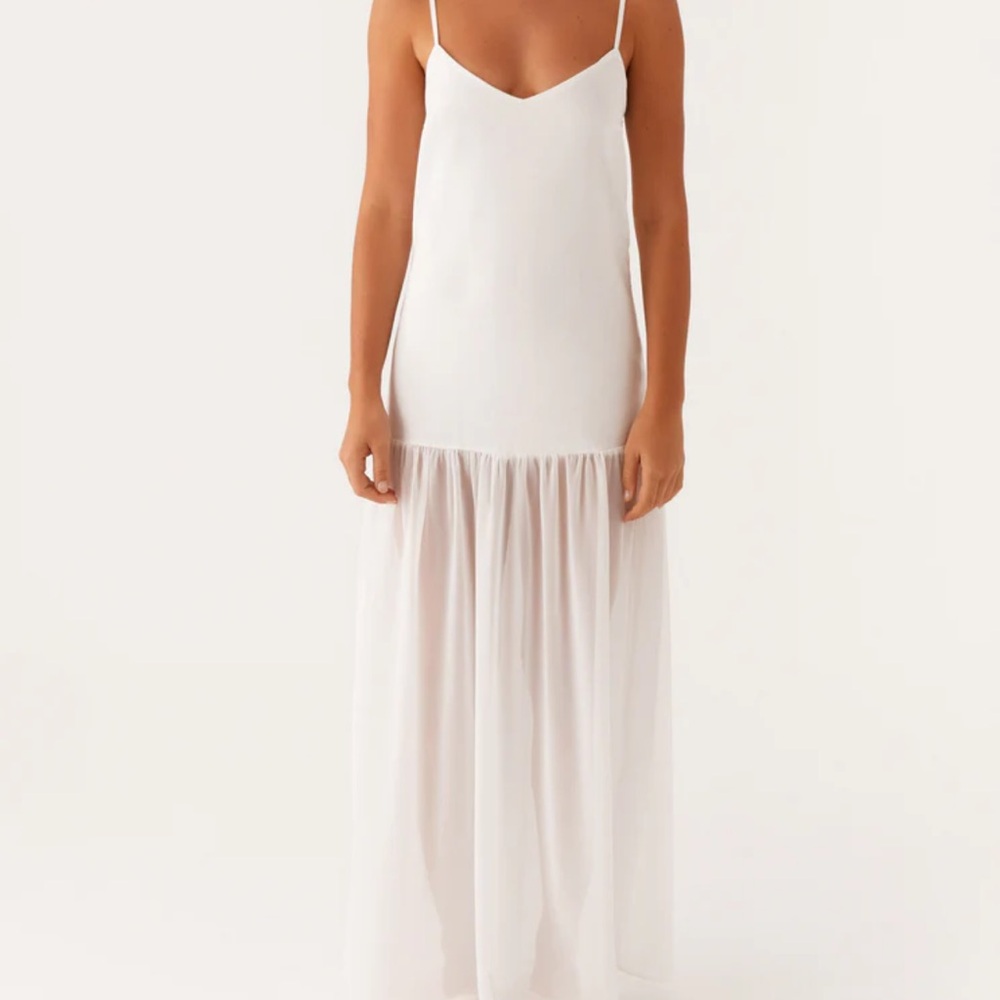 Peppermayo White Maxi Slip Dress - Picture 2 of 2